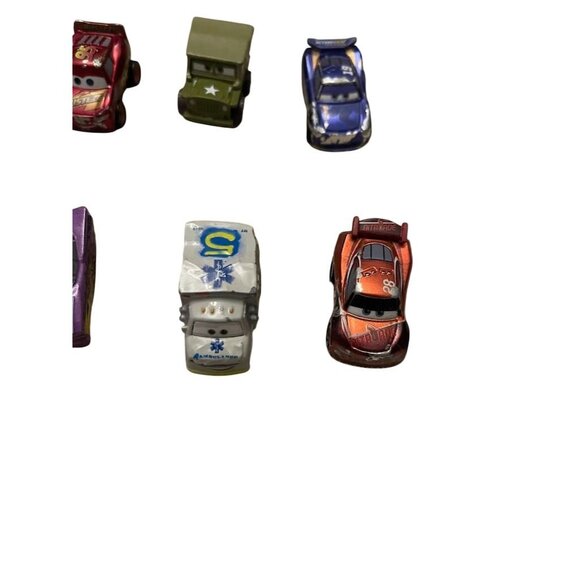 Disney Pixar Cars Mini Racers Diecast Lot - Set of 8 Vehicles - Picture 4 of 6